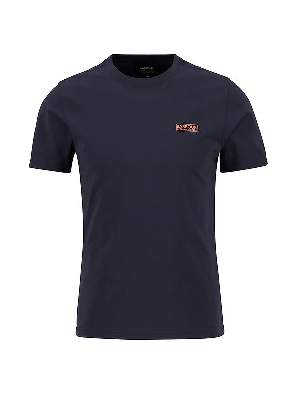 Barbour International Men's Small Logo T-Shirt - Dark Navy Image 1