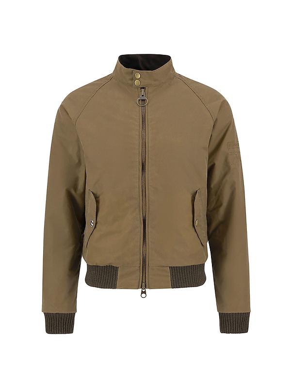 Barbour International Men's Steve McQueen Merchant Wax Jacket - Sand Image 1