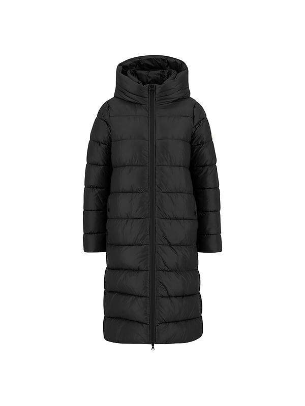 Barbour International Women's Olivios Longline Puffer Jacket - Black Image 1
