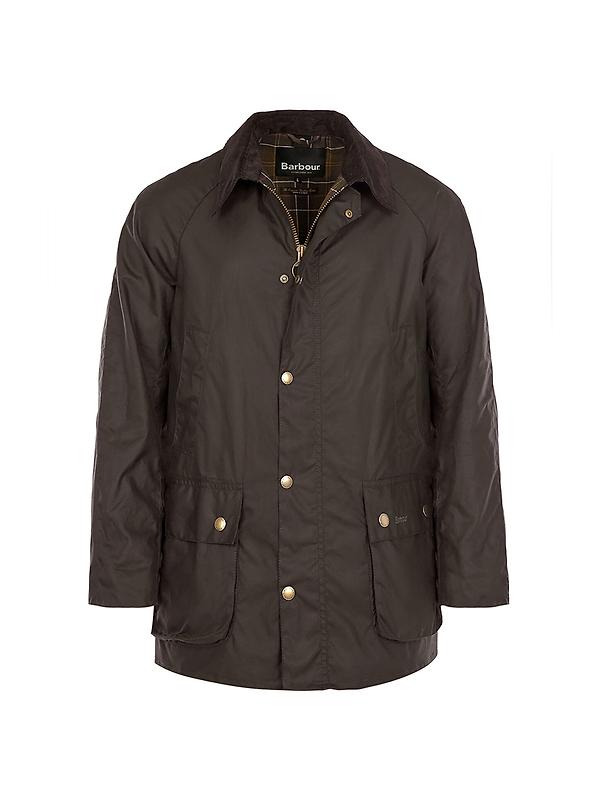 Barbour Men's Ashby Wax Jacket - Olive Image 1