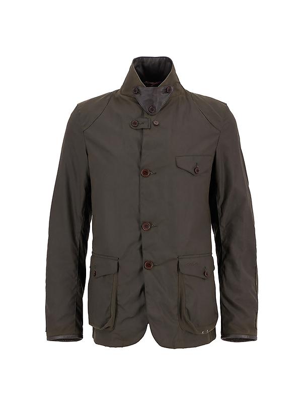 Barbour Men's Beacon Sports Wax Jacket - Olive Image 1