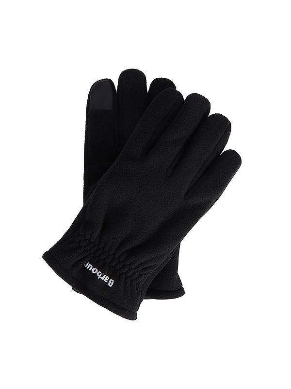 Barbour Men's Coalford Fleece Gloves - Black Image 1