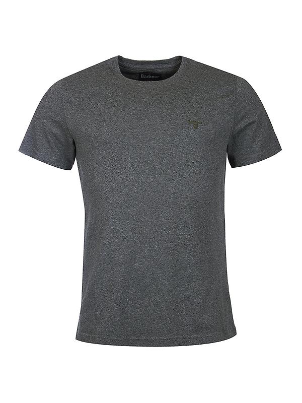 Barbour Men's Essential Sports T-Shirt - Slate Marl Image 1