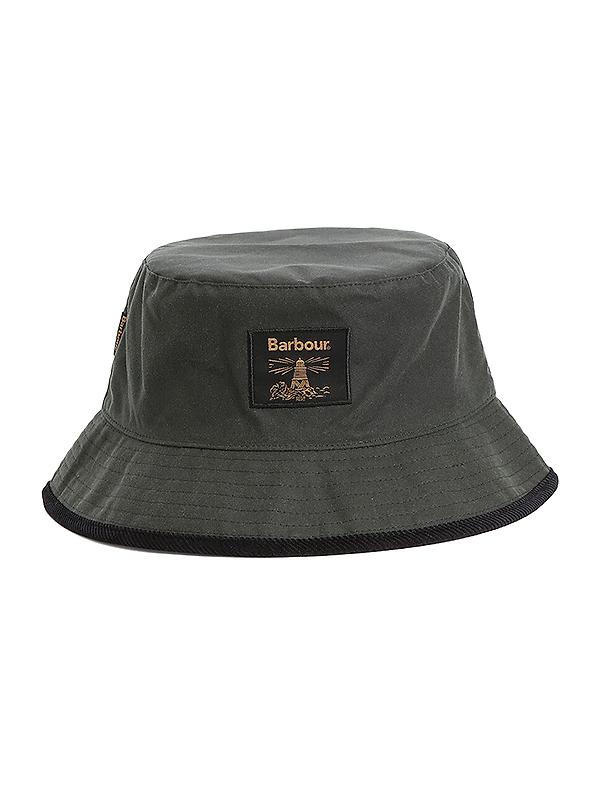 Barbour Men's Field Wax Bucket Hat - Sage Image 1