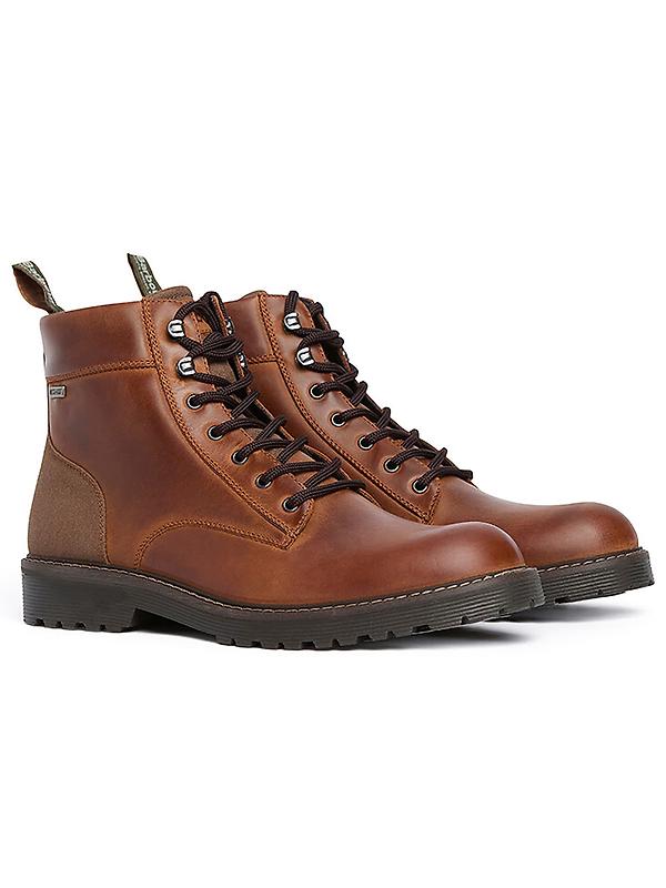 Barbour Men's Harrison Commando Boots - Dark Brown Image 1