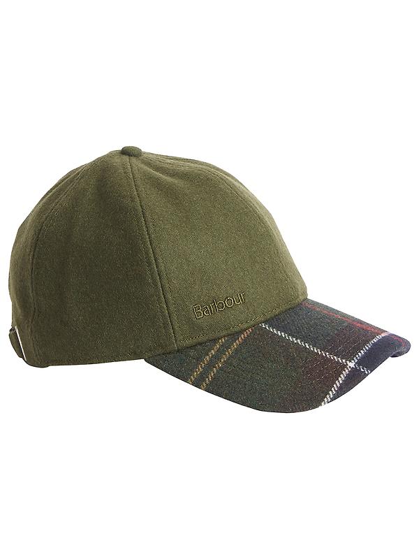 Barbour Men's Roker Cap - Forest Green/Classic Image 1