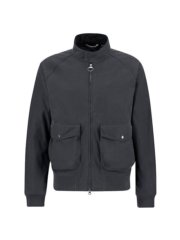 Barbour Men's Royston Wax Jacket - Grey Image 1