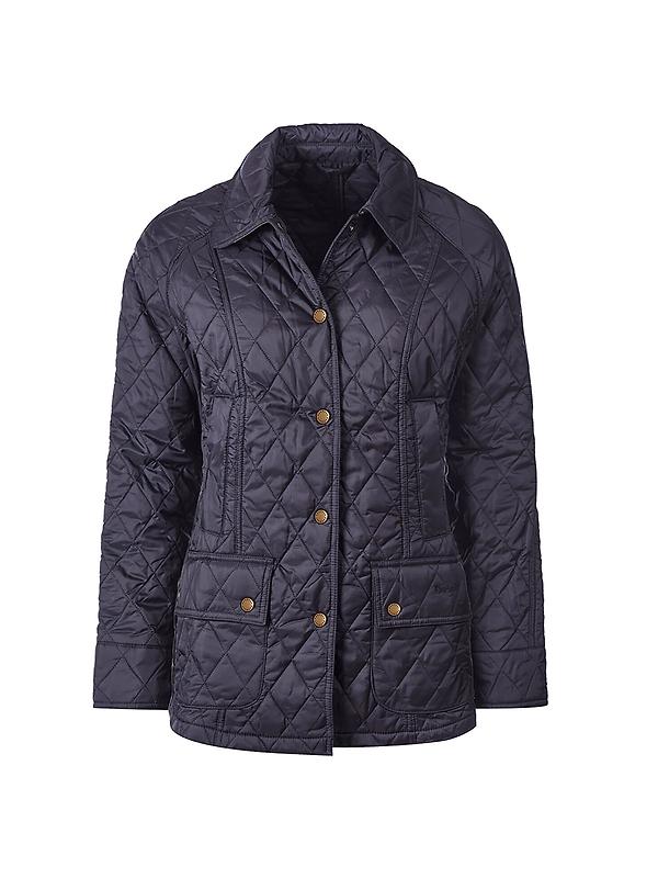 Barbour Women's Beadnell Quilted Jacket - Navy Image 1