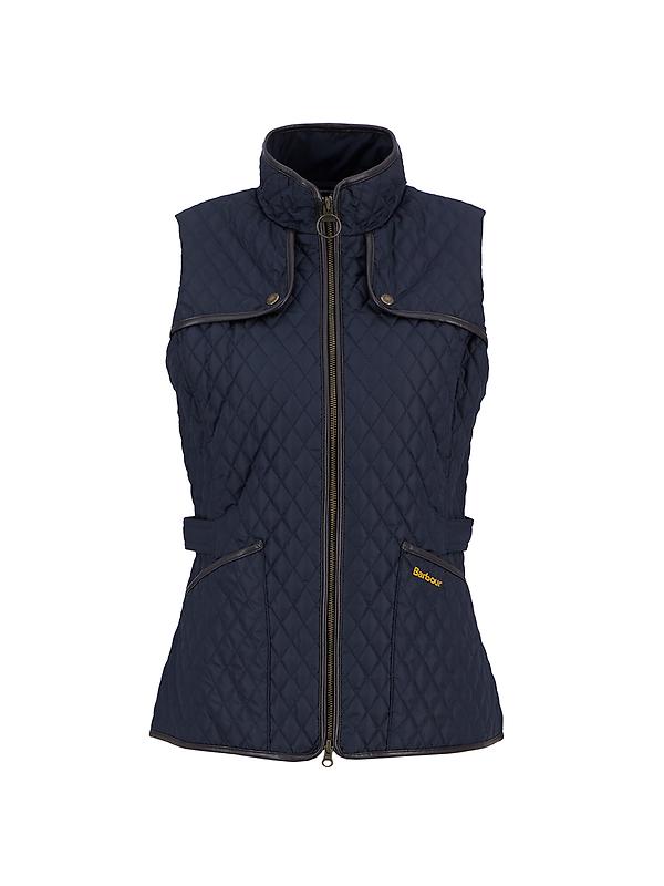 Barbour Women's Dahlia Quilted Gilet - Dark Navy Image 1