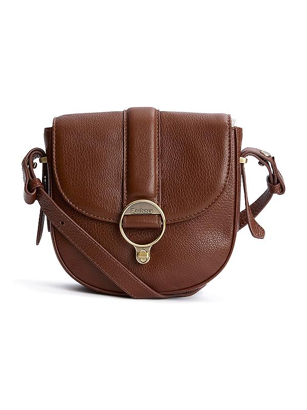 Barbour Women's Elm Leather Crossbody Bag - Brown Image 1