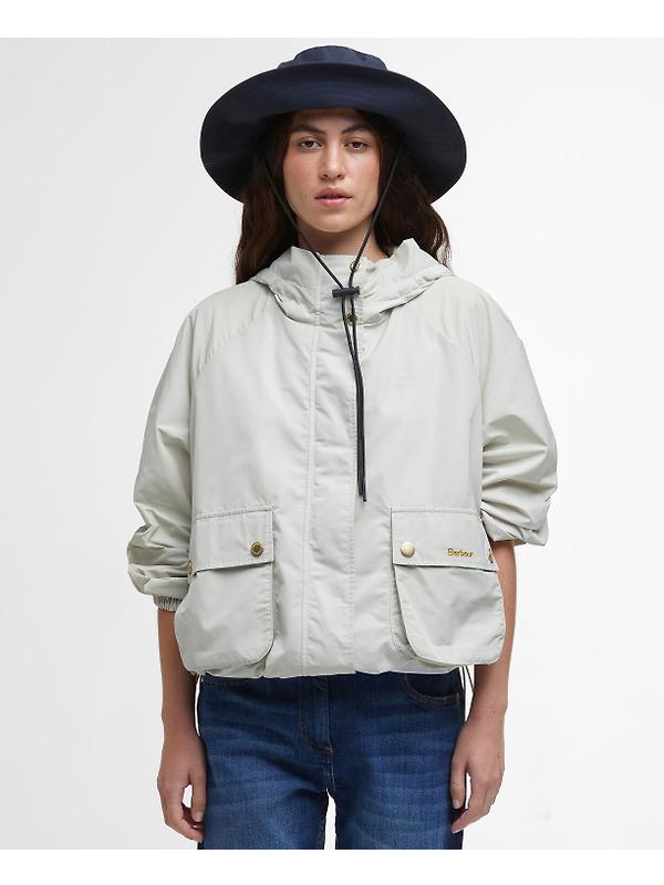 Barbour Women's Mae Showerproof Jacket - Stone/Ancient Tartan Image 2
