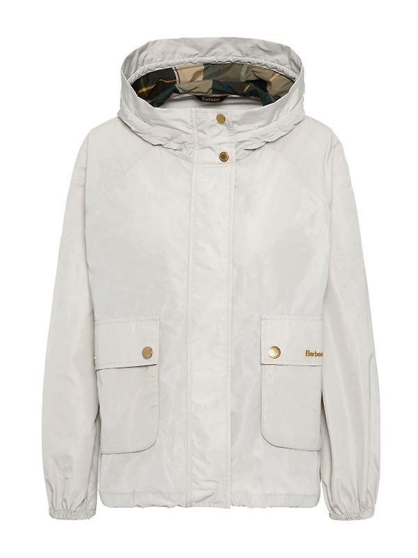 Barbour Women's Mae Showerproof Jacket - Stone/Ancient Tartan Product Image
