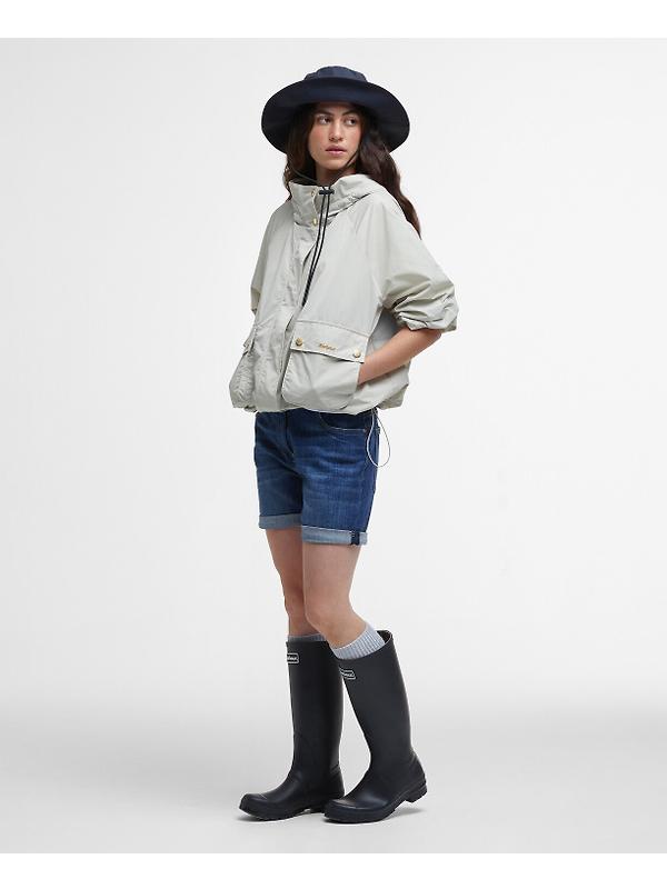 Barbour Women's Mae Showerproof Jacket - Stone/Ancient Tartan Image 3