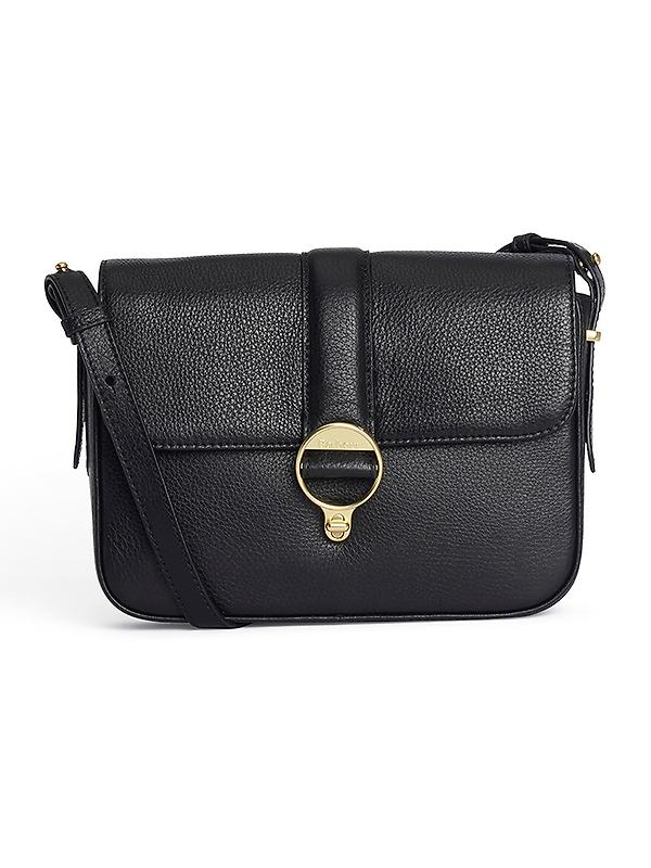 Barbour Women's Rosa Leather Crossbody Bag - Black Image 1