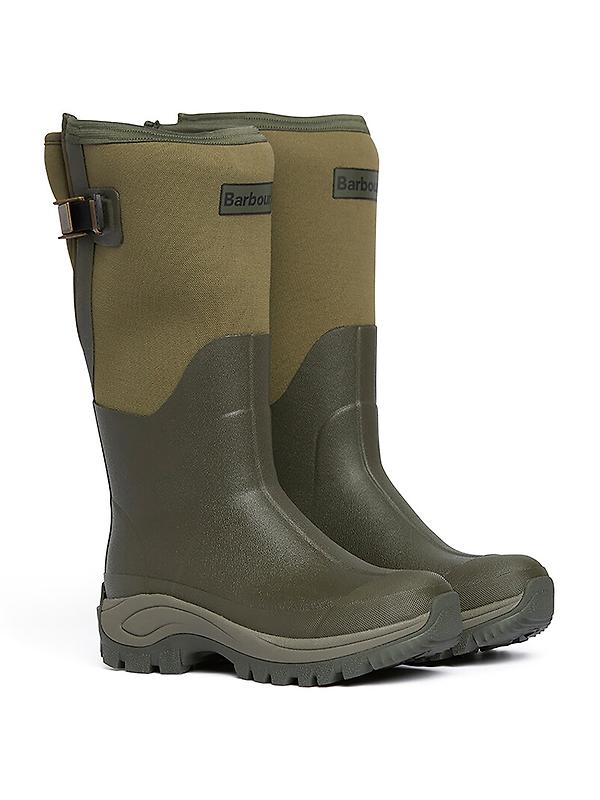 Barbour Women's Tynedale Tall Wellingtons - Olive Image 1