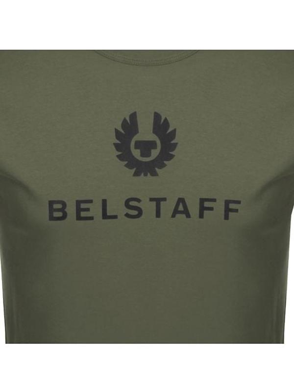 Belstaff Men's Cotton Jersey Signature T-Shirt - Surplus Green Image 2
