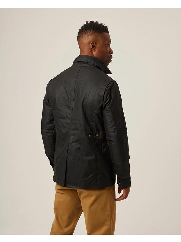 Peregrine Men's Bexley Wax Jacket - Black Image 6