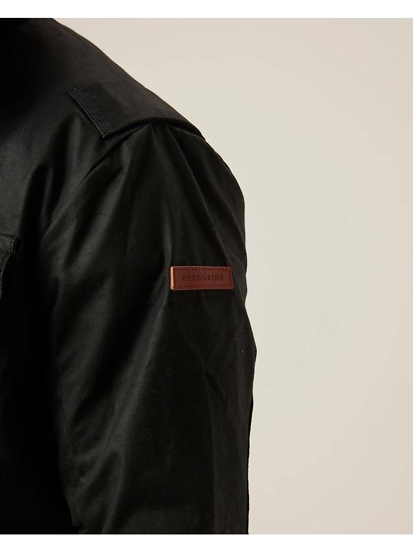 Peregrine Men's Bexley Wax Jacket - Black Image 7
