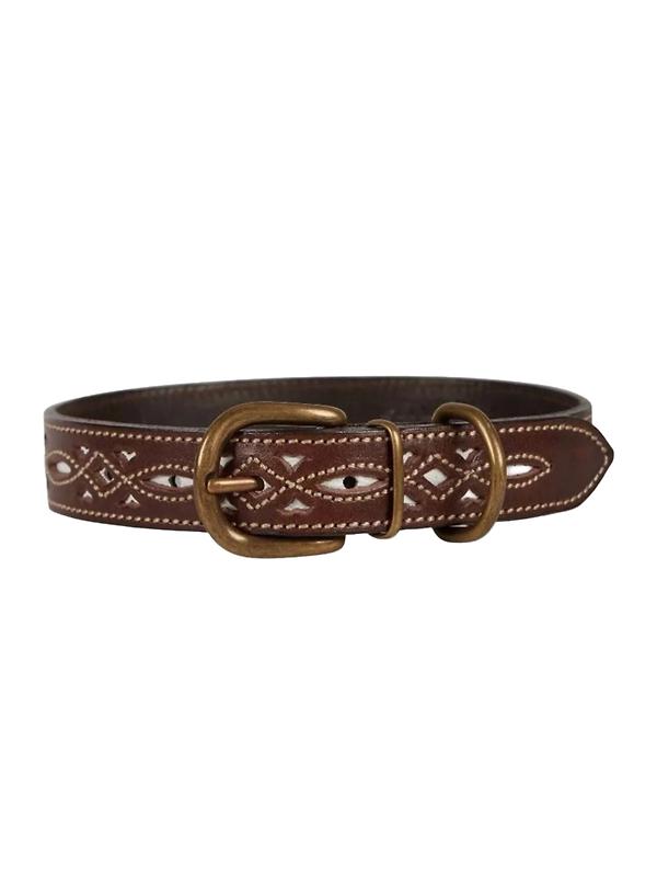 Penelope Chilvers Dog Collar - Bitter Chocolate Image 1