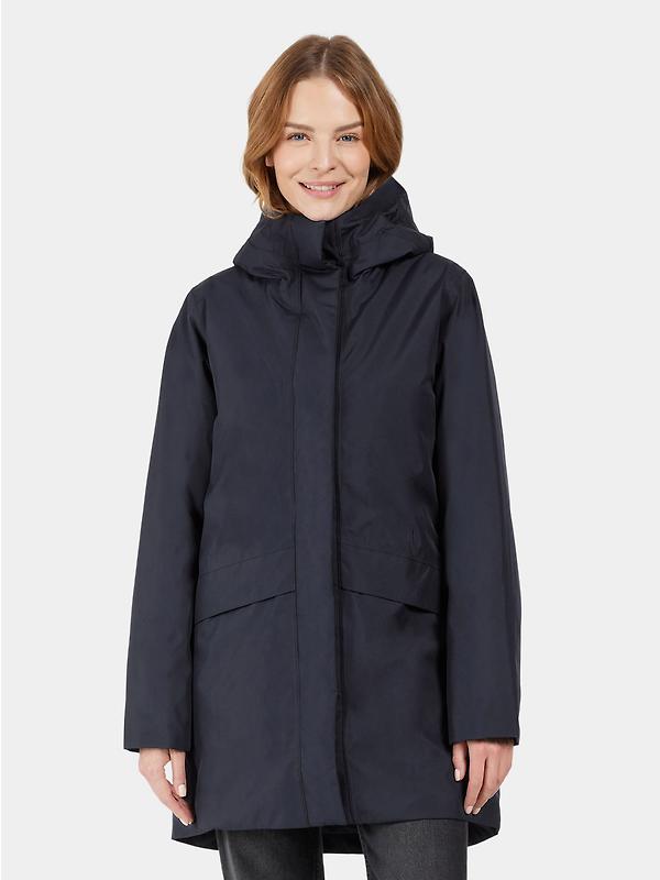 Didriksons Women's Cajsa Parka - Dark Night Blue Image 2