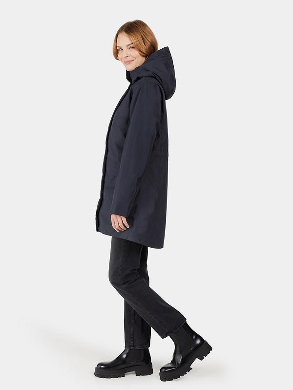 Didriksons Women's Cajsa Parka - Dark Night Blue Image 4