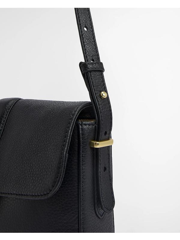 Barbour Women's Rosa Leather Crossbody Bag - Black Image 6