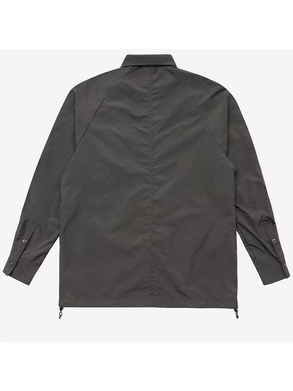 Elliker Unisex Craw Long Sleeve Zipper Tech Shirt - Grey Image 9