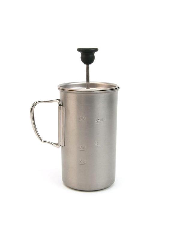 Snow Peak Titanium French Press - Silver Image 1