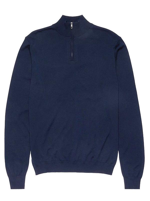 Oliver Sweeney Men's Curragh Jumper - Navy Image 1