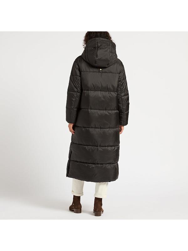 Joules Women's Pitchside Showerproof Longline Hooded Coat - Black Image 5