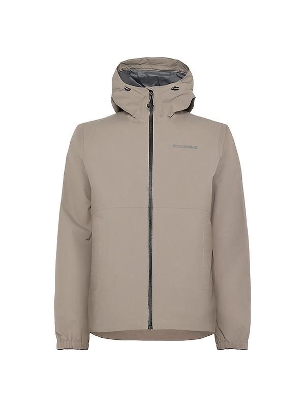 Didriksons Men's Dario Waterproof Jacket - Ash Brown Image 1