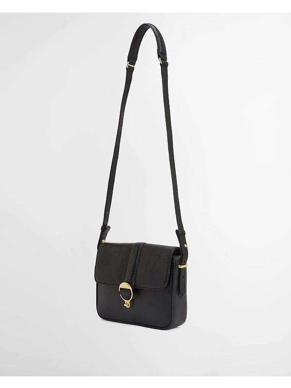 Barbour Women's Rosa Leather Crossbody Bag - Black Image 3