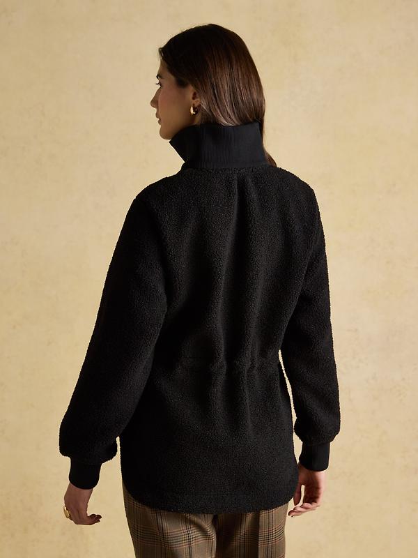 Joules Women's Thurleston Quarter Zip Fleece - Black Image 10