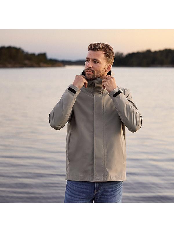 Didriksons Men's Logan Waterproof Jacket - Ash Brown Image 2