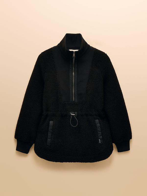 Joules Women's Thurleston Quarter Zip Fleece - Black Image 11