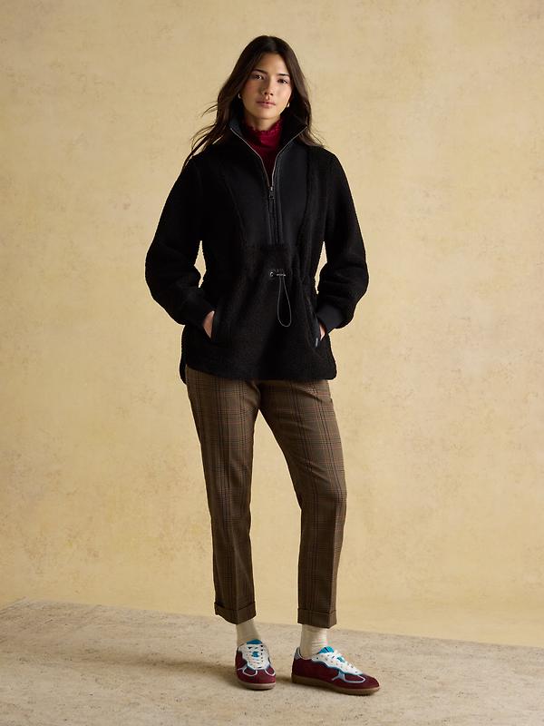 Joules Women's Thurleston Quarter Zip Fleece - Black Image 9