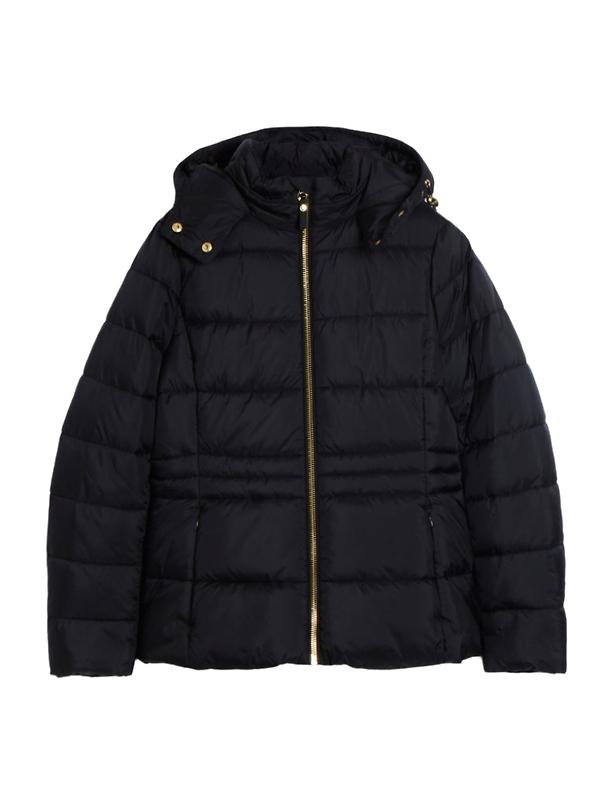 Joules Women's Hadlow Short Showerproof Padded Coat - Navy Image 1