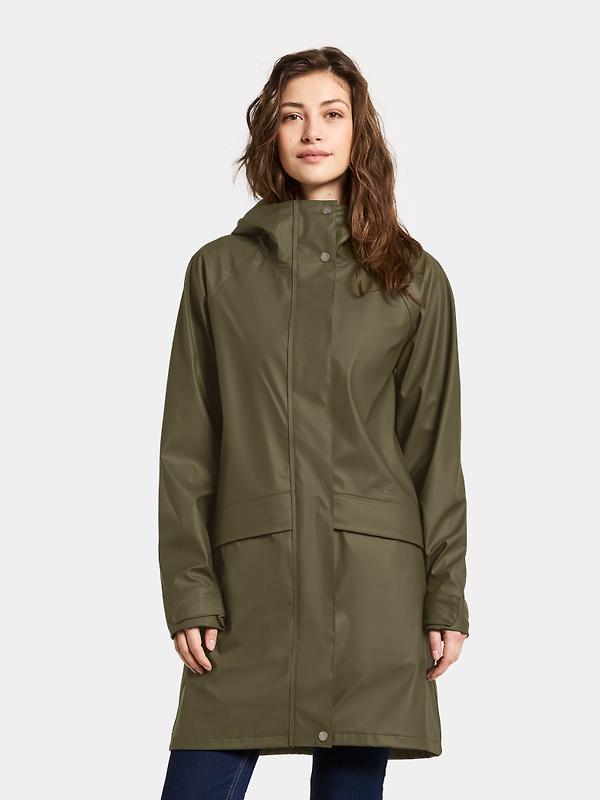 Didriksons Women's Elly Waterproof Parka - Fog Green Image 2