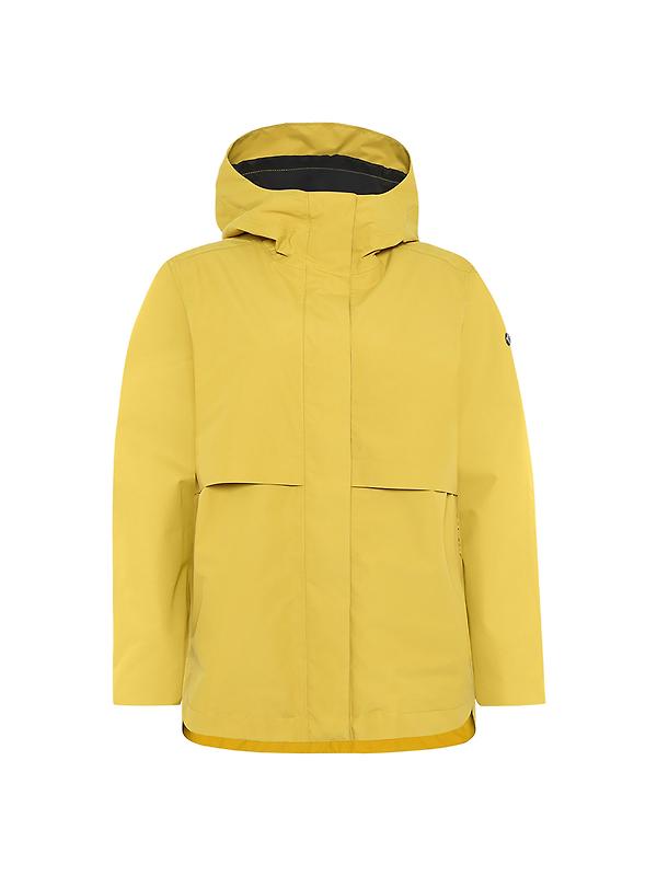 Didriksons Women's Elsa Waterproof Jacket - Yellow Pollen Image 1