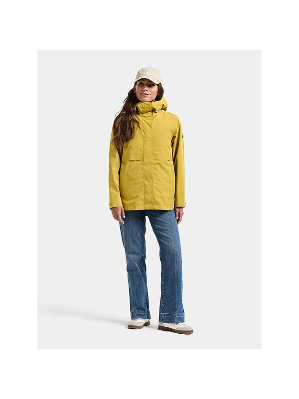 Didriksons Women's Elsa Waterproof Jacket - Yellow Pollen Image 5