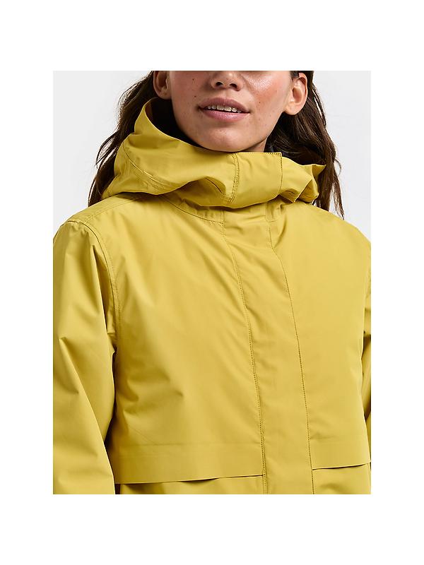 Didriksons Women's Elsa Waterproof Jacket - Yellow Pollen Image 9