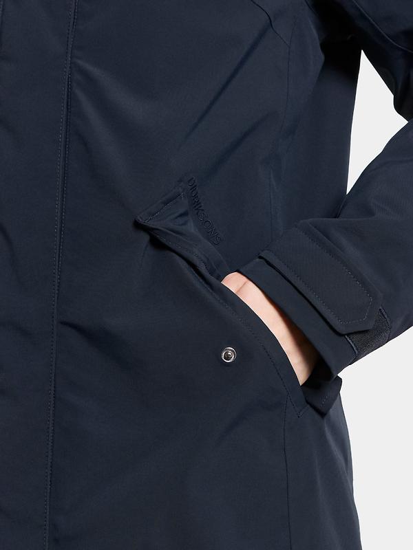 Didriksons Women's Erna Parka - Dark Night Blue Image 10