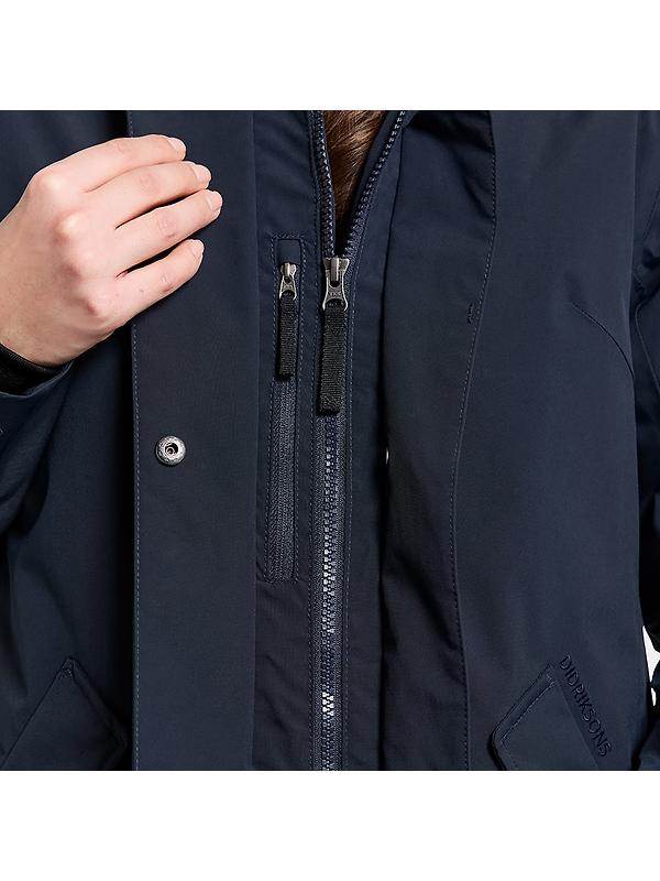 Didriksons Women's Erna Parka - Dark Night Blue Image 11