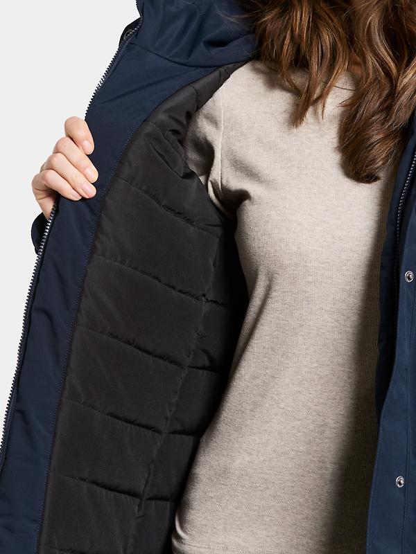 Didriksons Women's Erna Parka - Dark Night Blue Image 12