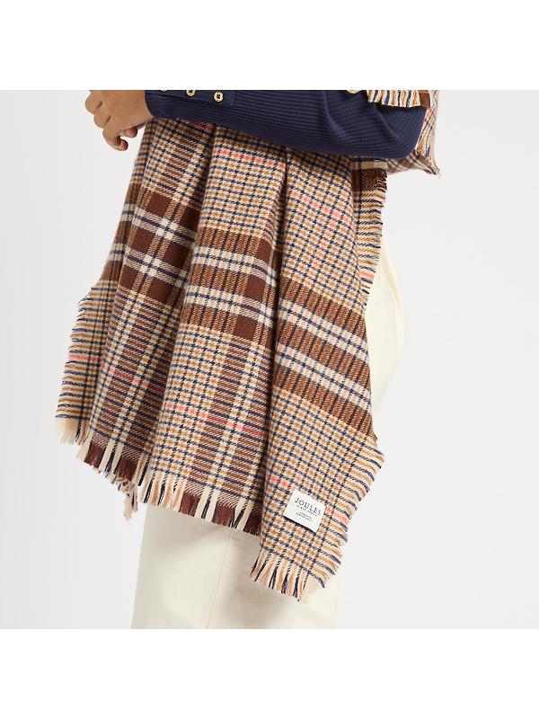 Joules Women's Bracewell Blanket Scarf - Neutral Image 3