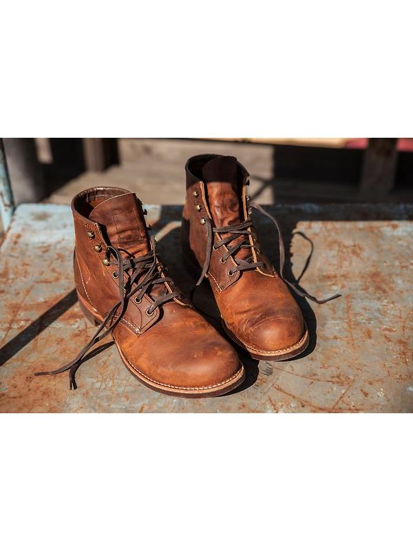 Red Wing Men's Blacksmith 6" Boot Rough & Tough Leather - Copper - Style 3343 Image 8
