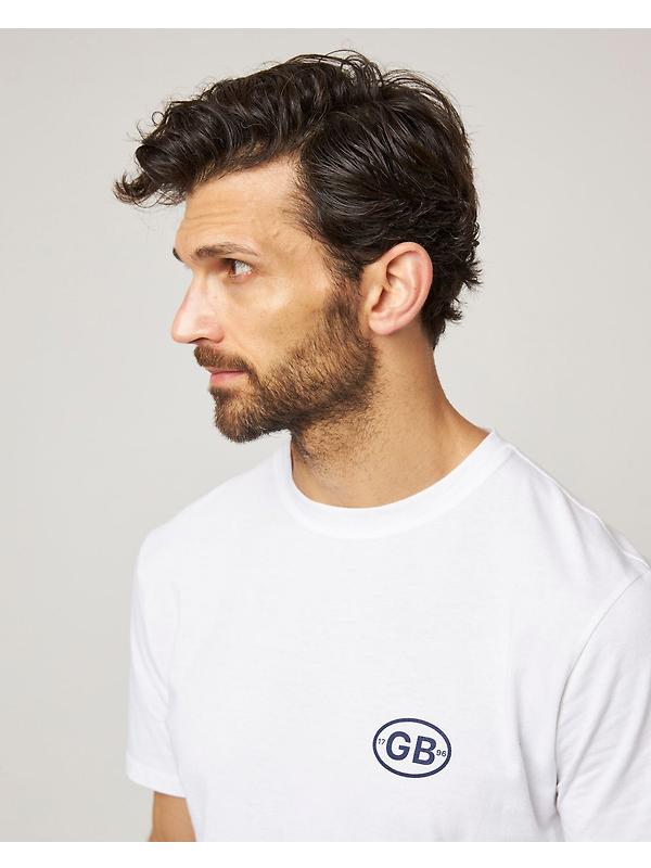 Peregrine Men's Made In England GB Graphic T-Shirt - White Image 8