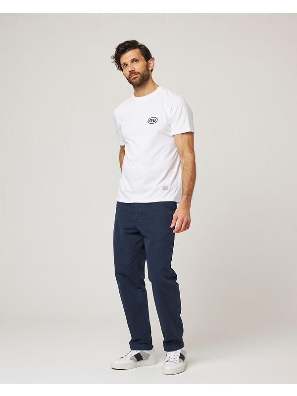 Peregrine Men's Made In England GB Graphic T-Shirt - White Image 4