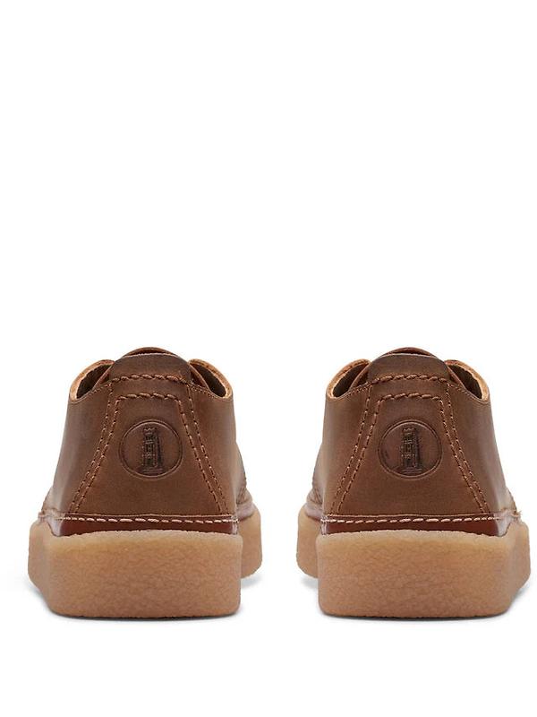 Clark Men's Clarkwood Low Leather Shoe - Beeswax Leather Image 5