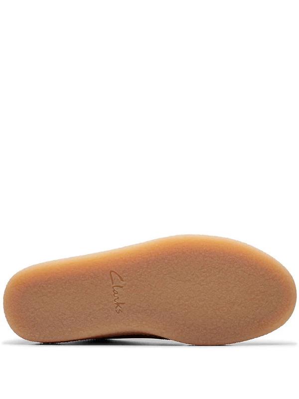 Clark Men's Clarkwood Low Leather Shoe - Beeswax Leather Image 2